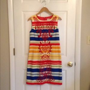 Anthropologie Multi colored dress